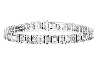 K310-20332: BRACELET 2.72 TW BAGUETTES 4.10 TW