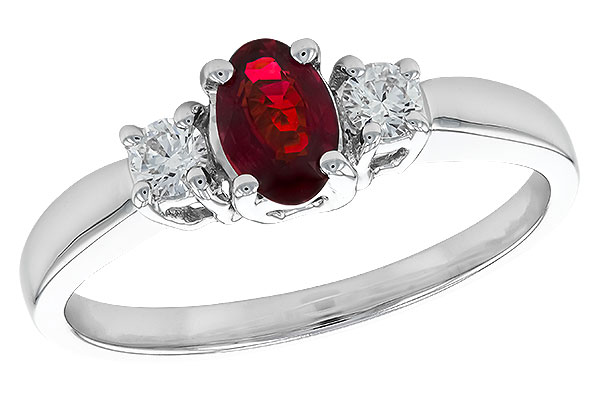 K310-26696: LDS RG .43 RUBY .57 TGW
