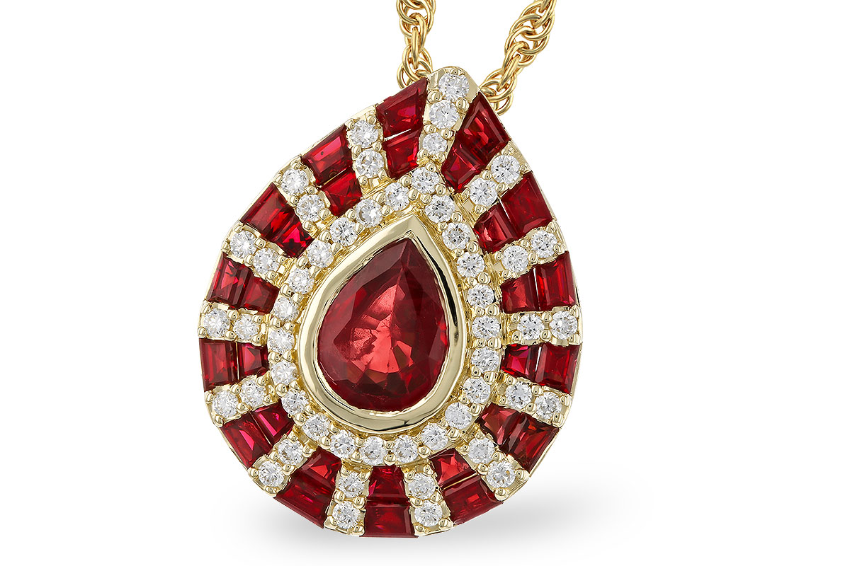 K311-13069: NECK 2.05 TW RUBY 2.29 TGW (7x5MM PS)