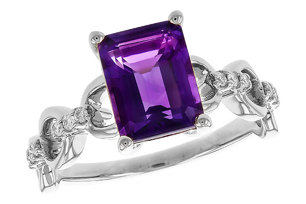 K311-15751: LDS RG 1.95 AMETHYST 2.05 TGW (9x7MM AMY)