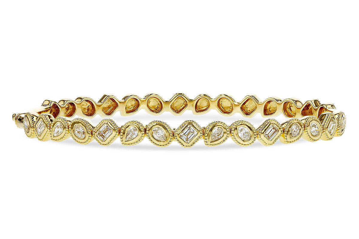 K311-16714: BANGLE 1.00 TW FANCY CUT DIAS