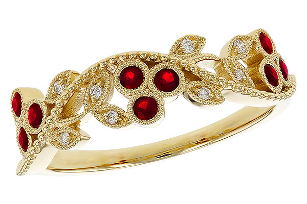 K311-17551: LDS DIA RG .22 RUBY TW .28 TGW
