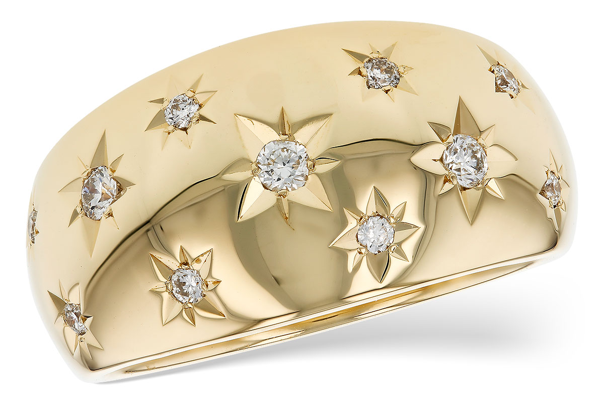 K312-00332: LDS DIA WEDDING RING .18 TW