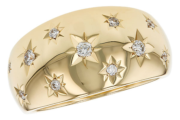 K312-00332: LDS DIA WEDDING RING .18 TW