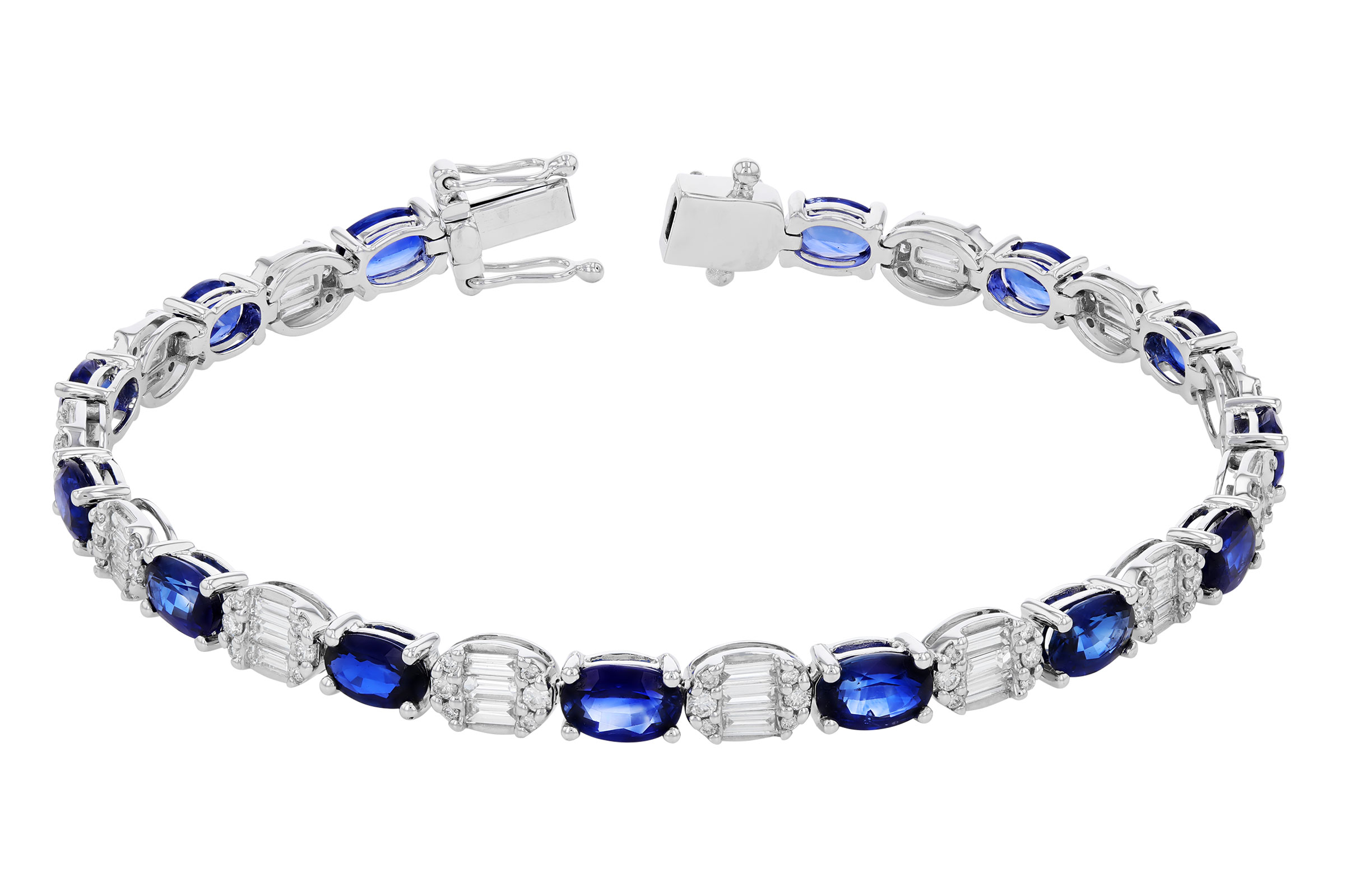 K312-01269: BRACELET 7.28 TW SAPPHIRE 8.98 TGW (7")