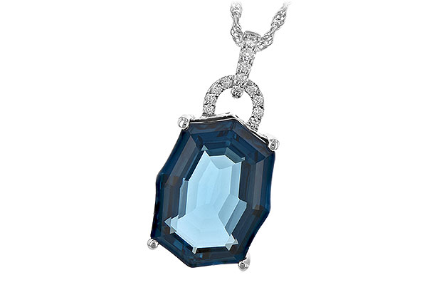 L225-72178: NECK 11.75 LONDON BLUE TOPAZ 11.85 TGW