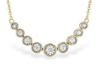L226-59387: NECKLACE .25 TW (18")