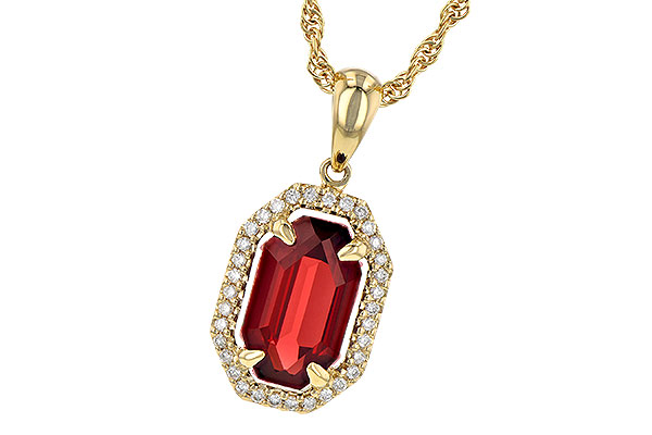 L226-60332: NECK 1.66 GARNET 1.75 TGW