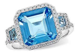 L226-62141: LDS RG 4.40 TW BLUE TOPAZ 4.60 TGW