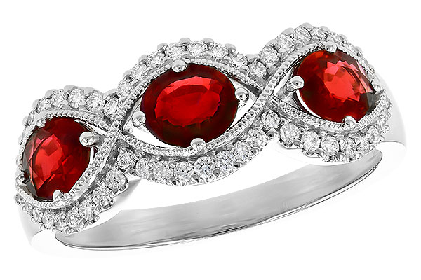 L309-31241: LDS WED RG 1.10 TW RUBY 1.35 TGW (6x4MM RUBY)