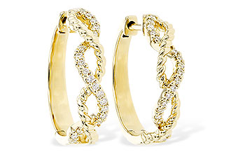 L309-34887: EARRINGS .18 TW