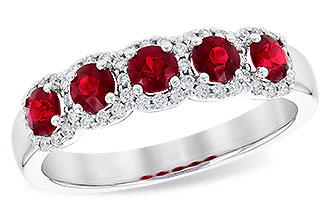 L310-18460: LDS RG .66 TW RUBY .86 TGW