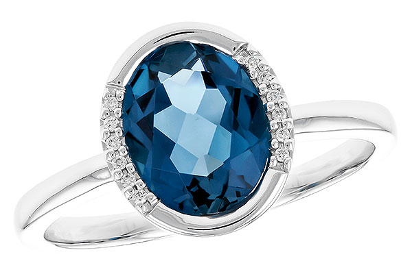 L310-22160: LDS RG 1.90 TW LONDON BLUE TOPAZ 1.93 TGW(9x7 LBT)