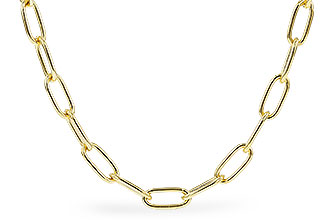 L310-23978: PAPERCLIP SM (2.40MM, 14KT, 24IN, LOBSTER CLASP)