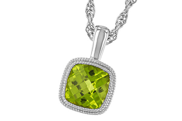 L310-23996: NECKLACE .95 CT PERIDOT