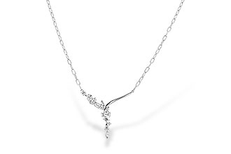 L310-24860: NECKLACE 1.22 TW FANCY CUT DIAMONDS (18")