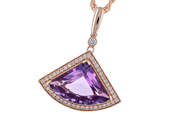 L311-11196: NECKLACE 2.80 AMETHYST 2.97 TGW