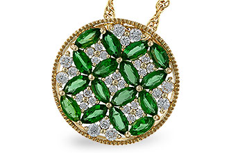 L311-11269: NECK 1.02 EMERALD TW 1.32 TGW