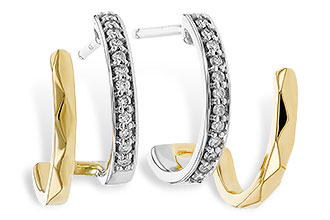 L311-13014: EARRINGS .12 TW