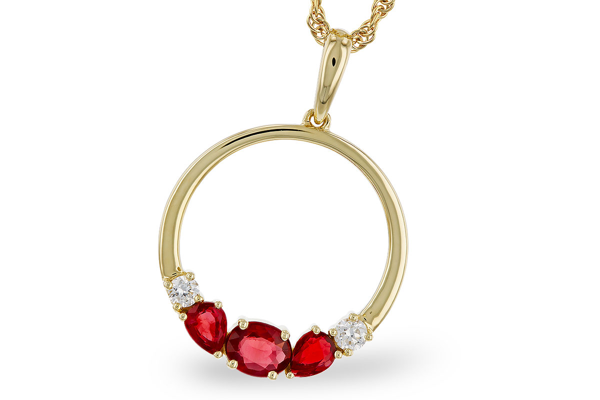 L311-13069: NECKLACE .79 RUBY .89 TGW