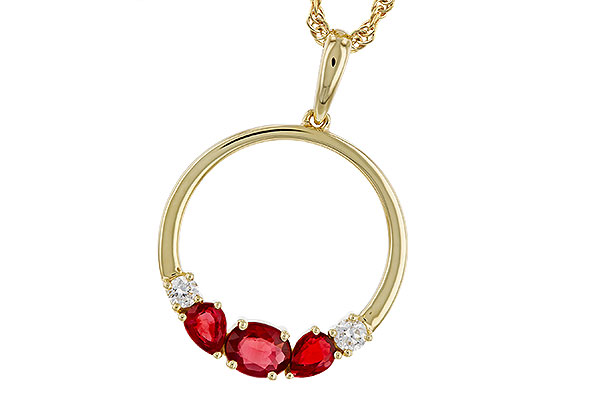 L311-13069: NECKLACE .79 RUBY .89 TGW