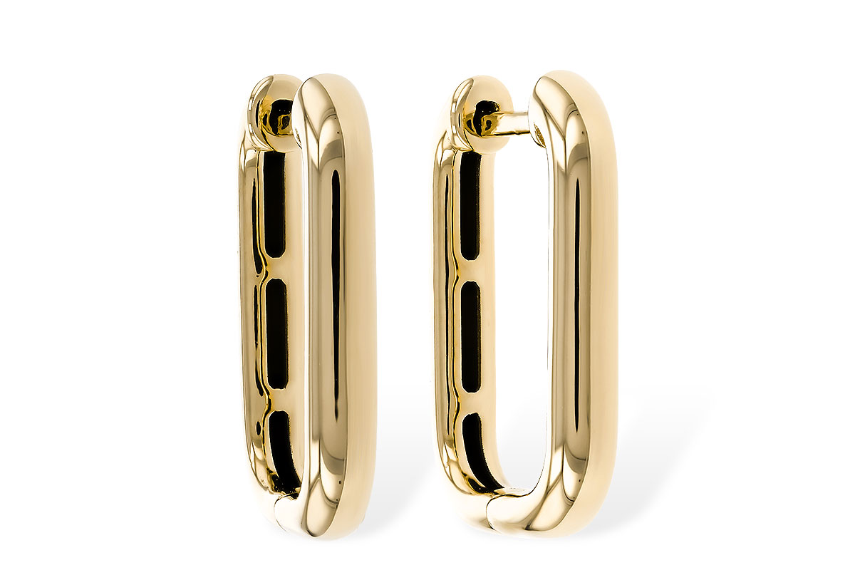 L311-14905: GOLD EARRINGS (18MM)