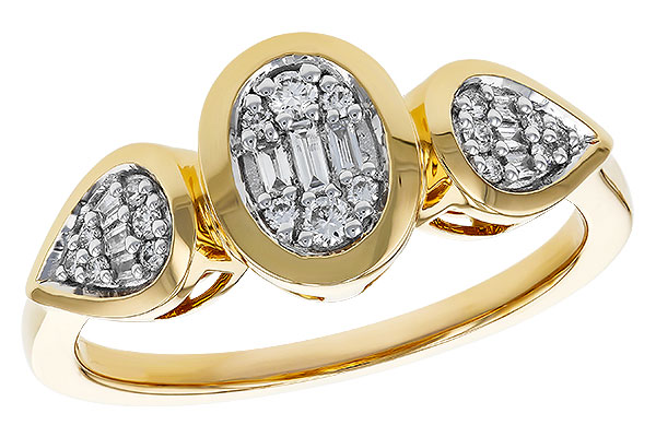 L311-17614: LDS DIA RG .07 TW BAGUETTE .17 TW