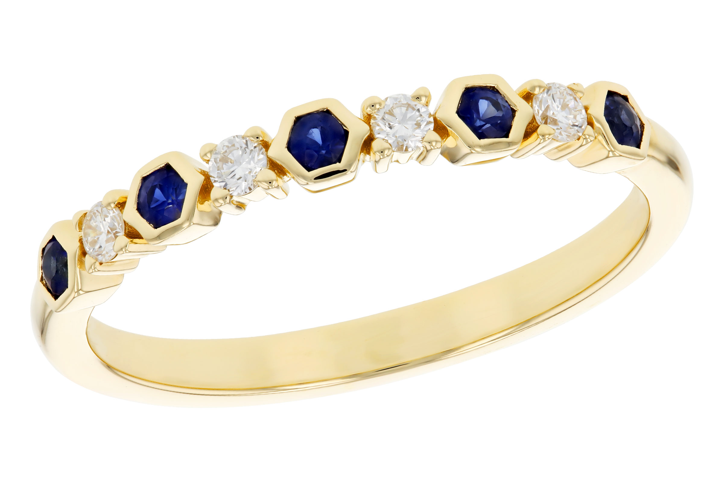 L312-03041: LDS WED RG .14 TW SAPPHIRE .24 TGW