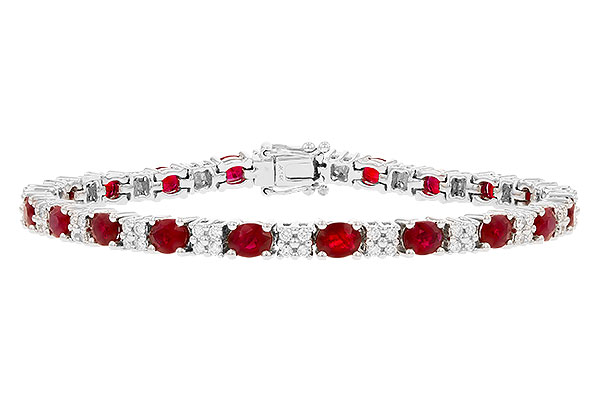 M036-55787: BRACELET 7.10 RUBY 7.92 TGW