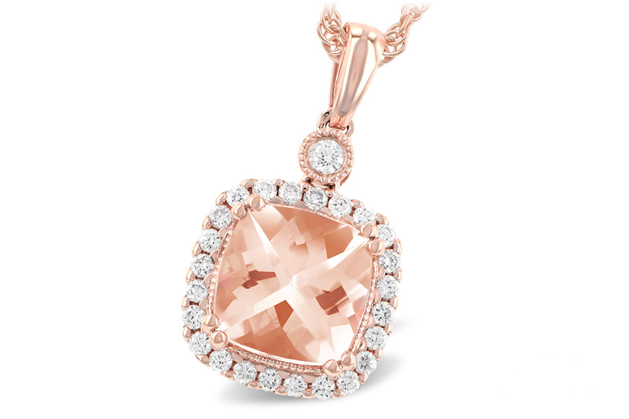 M222-93050: NECK 1.09 MORGANITE 1.26 TGW (7MM MORG)