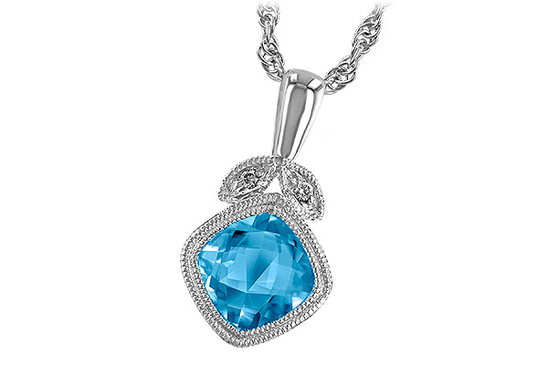 M222-97587: NECK 1.05 BLUE TOPAZ 1.06 TGW