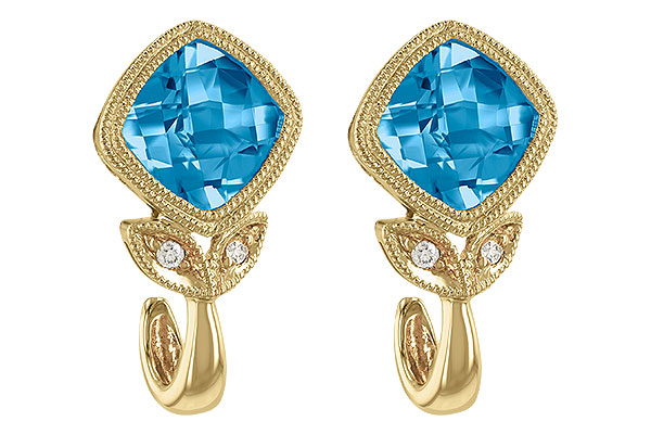 M223-88523: EARR 2.12 BLUE TOPAZ 2.14 TGW