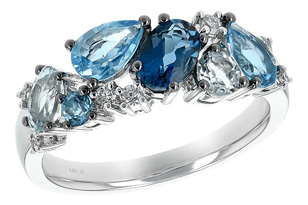 M225-63996: LDS RG 2.05 BLUE TOPAZ 2.16 TGW