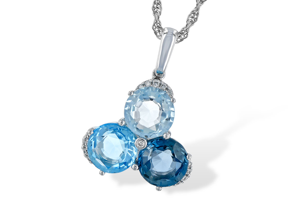 M225-64905: NECK 4.01 BLUE TOPAZ 4.06 TGW