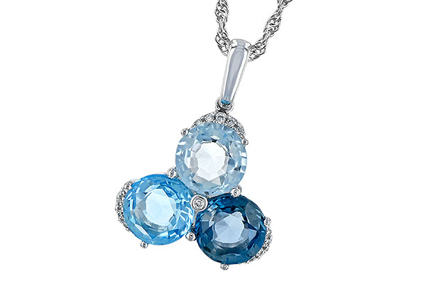 M225-64905: NECK 4.01 BLUE TOPAZ 4.06 TGW