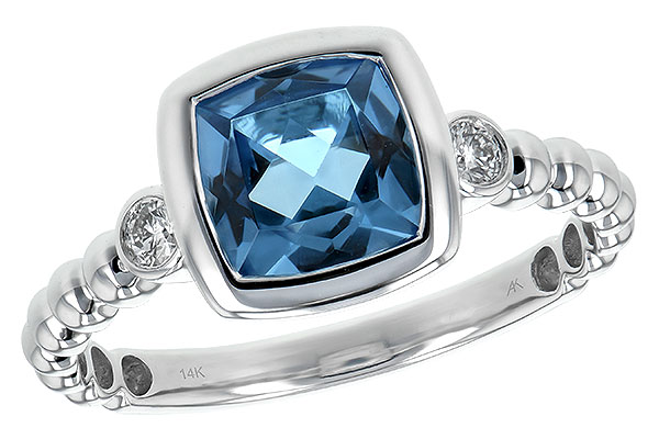 M225-65787: LDS RG 1.57 BLUE TOPAZ 1.65 TGW