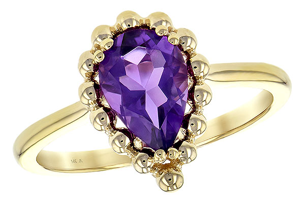 M225-67614: LDS RING 1.06 CT AMETHYST
