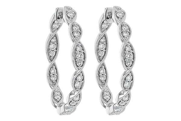 M226-60332: EARRINGS .50 TW