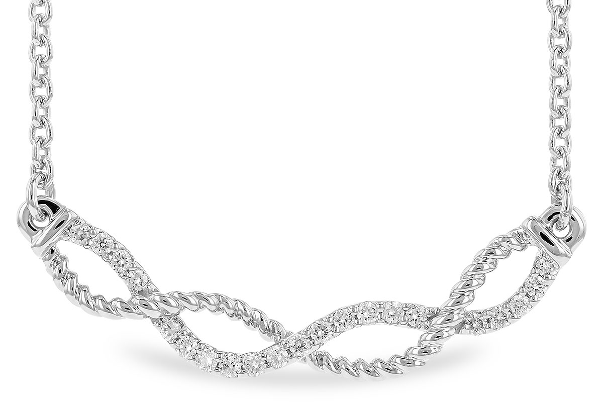 M310-19414: NECKLACE .12 TW (18")