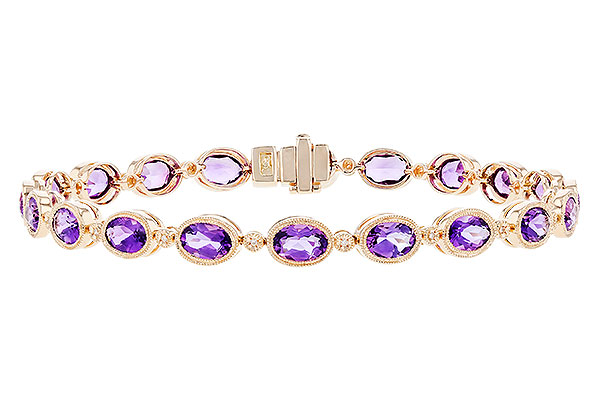 M310-20341: BRACELET 6.86 TW AMETHYST 6.90 TGW