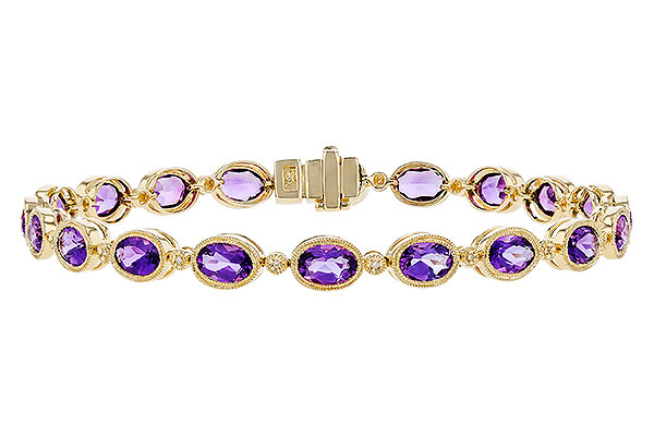 M310-20341: BRACELET 6.86 TW AMETHYST 6.90 TGW