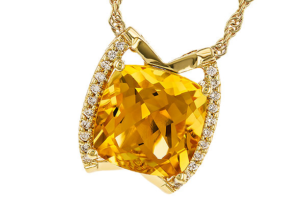 M310-23087: NECKLACE 3.74 CITRINE 3.85 TGW (10MM CIT)