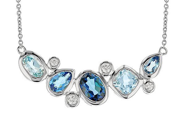 M310-23923: NECK 2.57 BLUE TOPAZ TW 2.72 TGW (18")