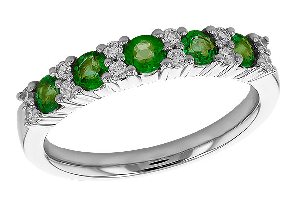 M310-25796: LDS WED RG .55 EMERALD .72 TGW