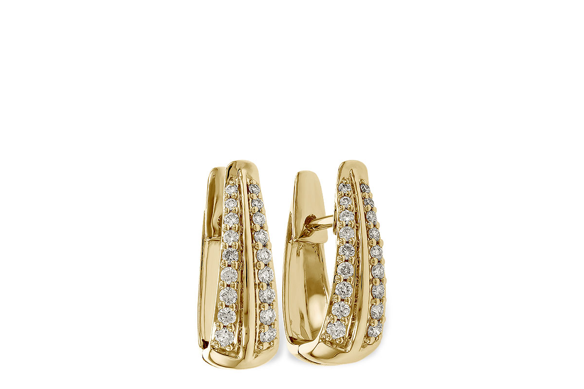 M311-12141: EARRINGS .25 TW