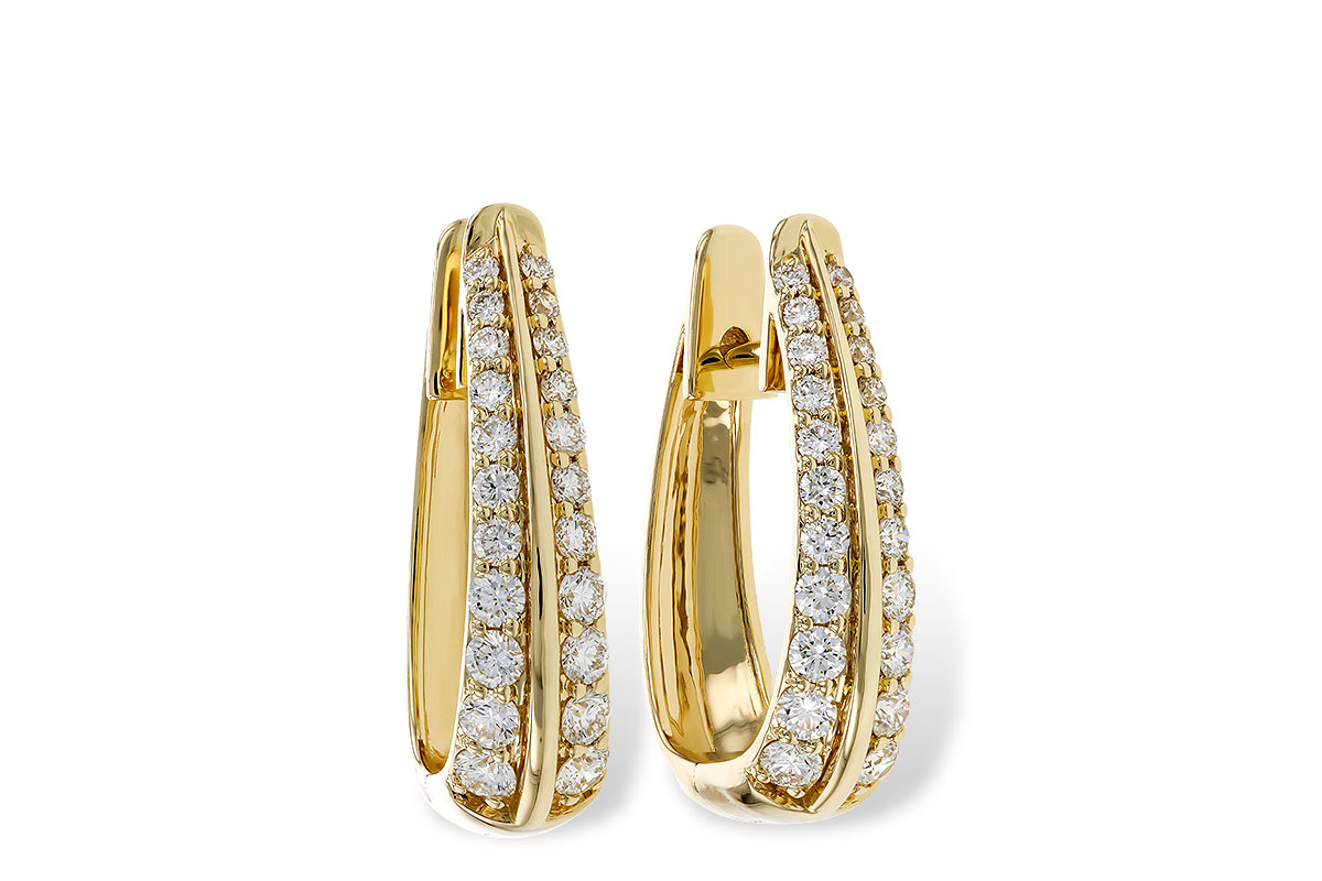 M311-12169: EARRINGS 1.00 TW