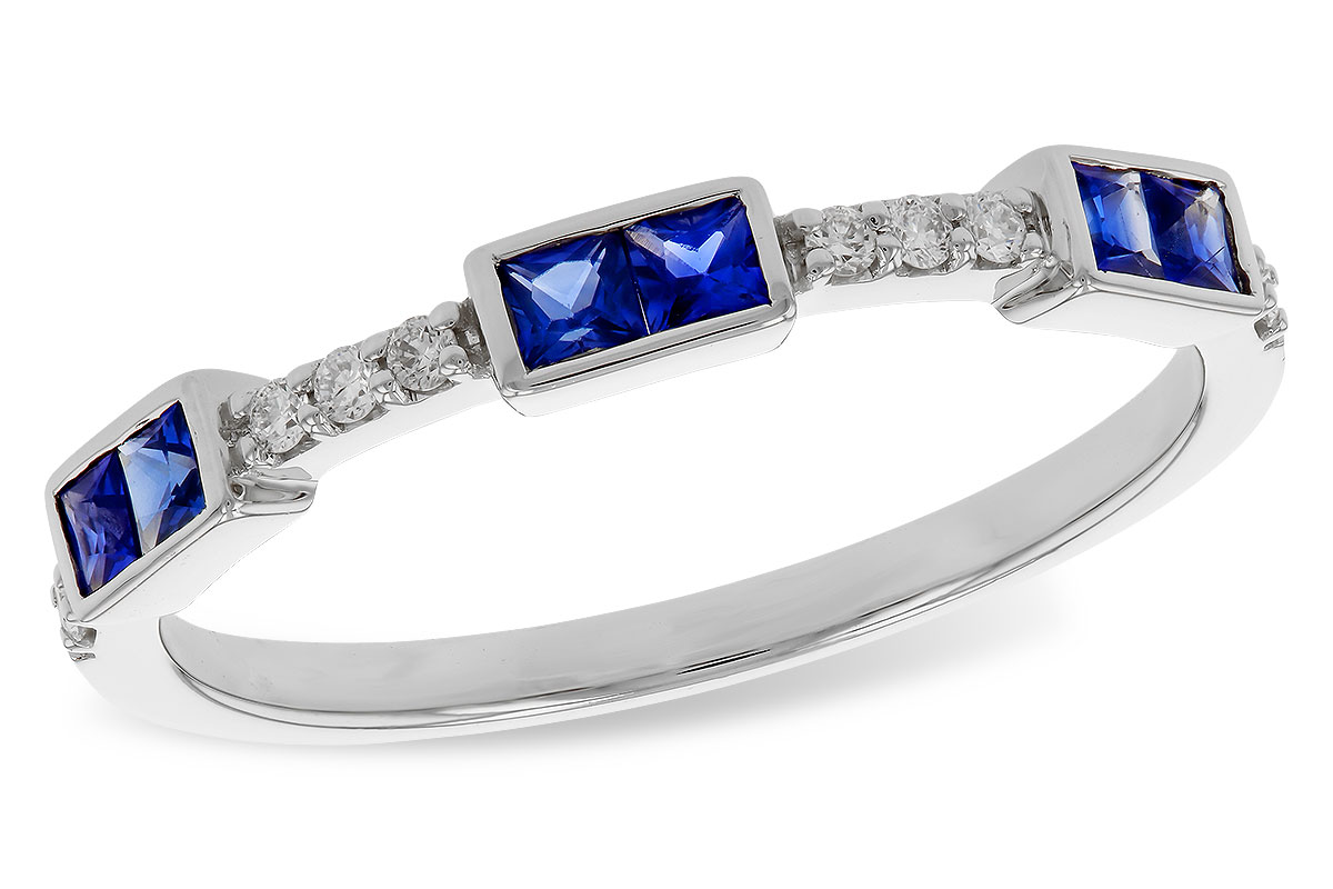 M311-13087: LDS WED RG .36 SAPPHIRE .43 TGW