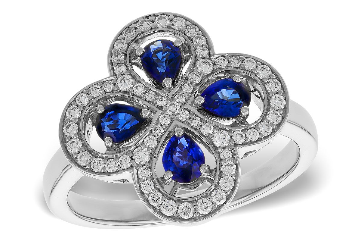 M311-14869: LDS RG .68 TW SAPPHIRE .96 TGW