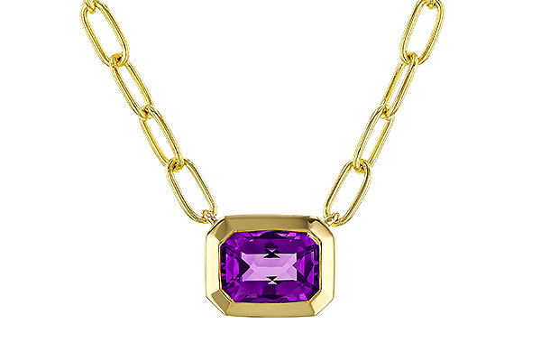 M311-14896: NECKLACE .82 AMETHYST (18")