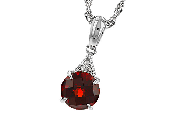M311-15750: NECK 1.46 GARNET 1.47 TGW (7MM RD)